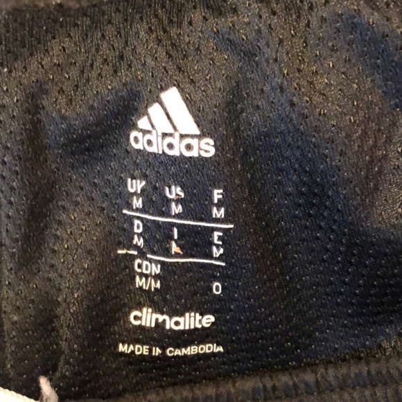 ADIDAS White Striped Black Athletic Pants - Picture 2 of 5